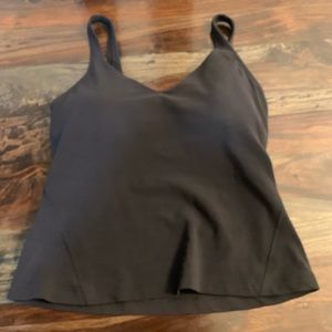 Lululemon Black Align tank waist length